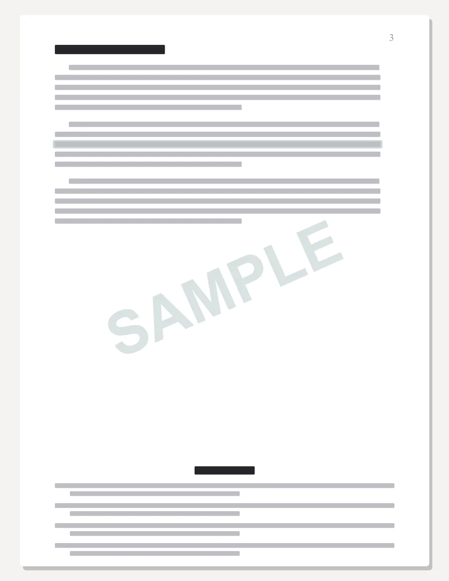 Walden sample paper preview: body page with in-text citations and an APA references list